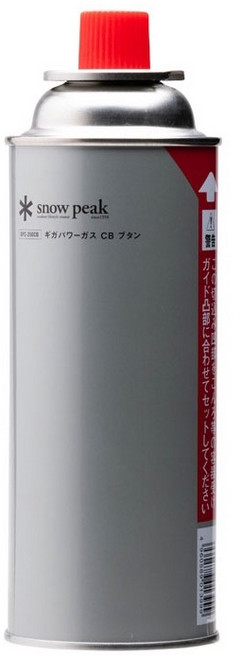 【snow peak】CB卡式瓦斯罐 NO.GPC-250CB 露營野炊必備 高純度燃料 安全穩定燃燒, 1個