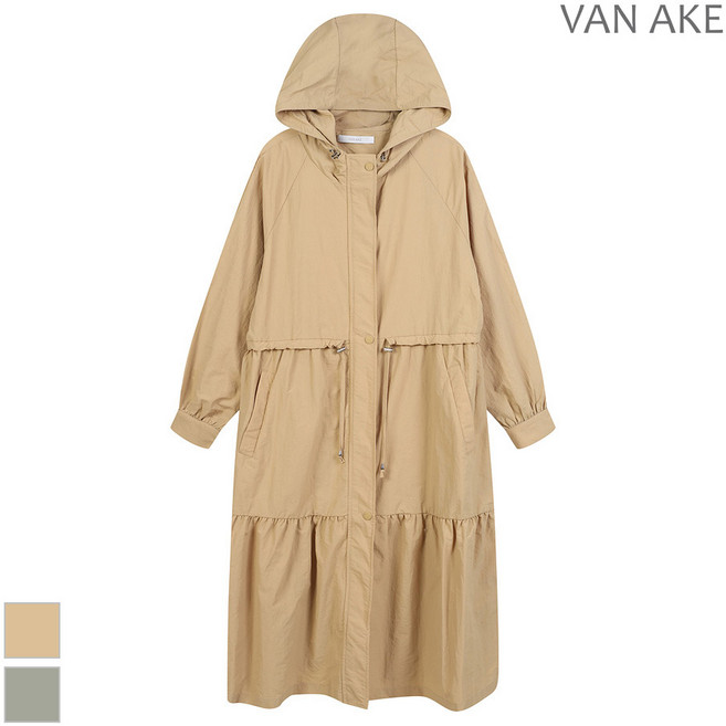 [반에이크] 셔링후드아노락원피스_VB34OPQ302Z