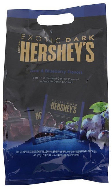 허쉬 다크초콜릿 아사이베리, 405g, 5개