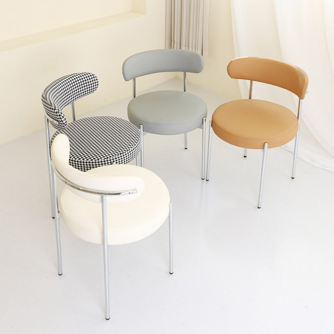 [1+1] 체어센스 루이스 체어 2개 인테리어 식당 식탁 업소용 카페 의자, 그레이