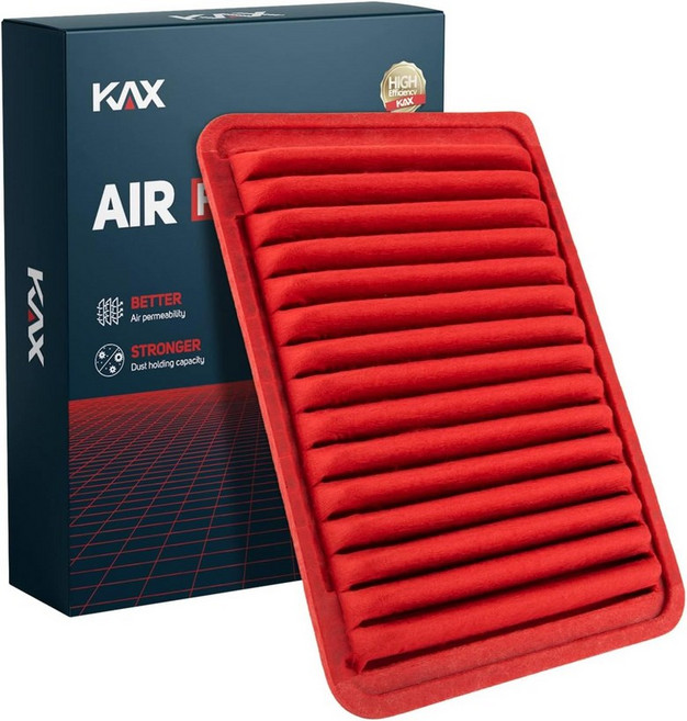 KAX 프리미엄 엔진 에어 필터 CA10171 토요타 캠리 2007-2009 L4 2.4L 2010-2017 2.5L 벤자 2009-2016 2.7L 가속력 향상 하이브리드 제외, 1Pc-CA10171
