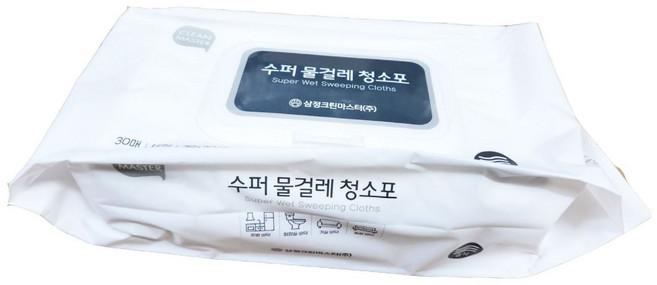 크린 수퍼 물걸레 청소포 습식 30매 바닥 청소 밀대 막대걸레 리필 패드 습식청소포, 1세트