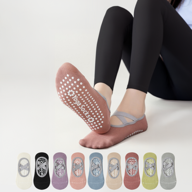 필라테스 양말 3묶음 프리미엄 요가 미끄럼방지 헬스