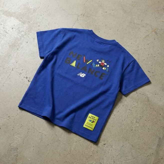 뉴발란스 Run Festival 키즈 유아 아동 주니어 쿨터치 일러스트 반팔티 NK9EG2503U52 NK9EG2503U 52