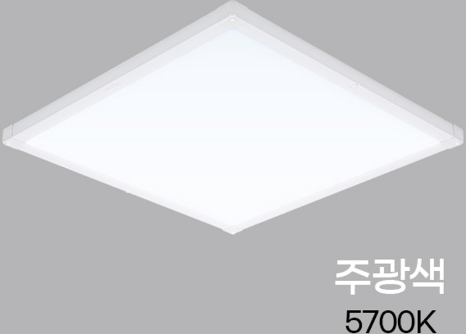 비츠온 LED 평판 더스타일 엣지 40W 주광색(5700K) 520/520, 주광색