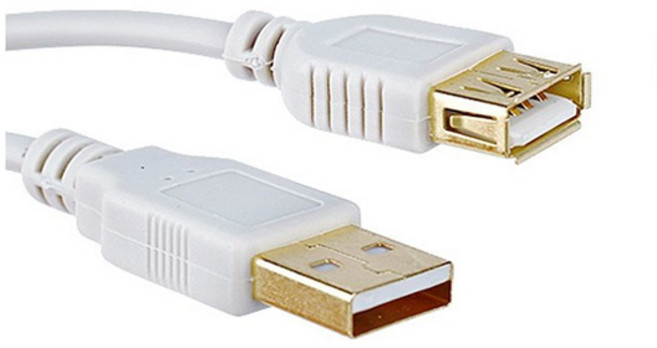 USB 2.0 M/F 연장케이블 연결선 PC연결, 3m, 1개