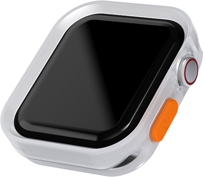 지모 애플워치 실리콘 매트 아머 케이스, 40/41mm, 클리어