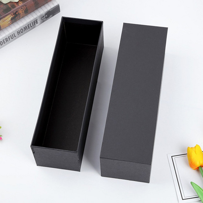 프리미엄 커버형 우산 선물 박스 케이스, 2개, 블랙