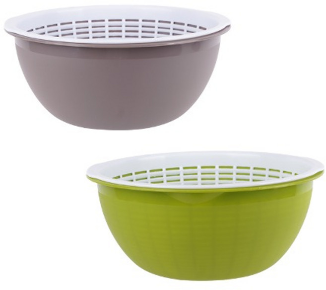 국산 야채볼 채반 소 중 대 색상랜덤 분리가능, 1개