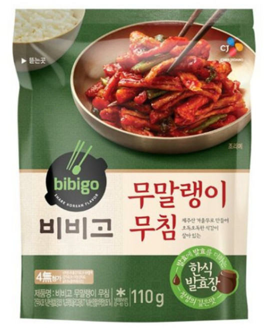 비비고 무말랭이무침 110g, 1개