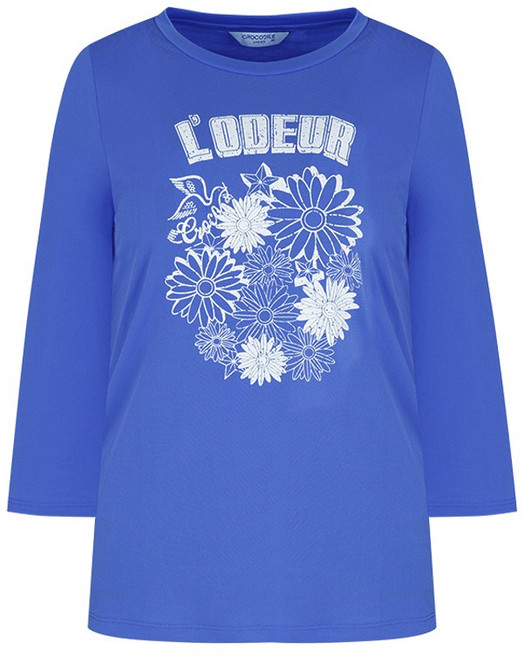 크로커다일레이디 크로커다일레이디 ITY 원포인트 라운드 7부 티셔츠_CLEMTS903