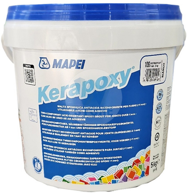에폭시 줄눈 접착제 화장실 주방 베란다 타일 메지 작업 시멘트 마페이 케라폭시 5KG, 132 베이지, 1개