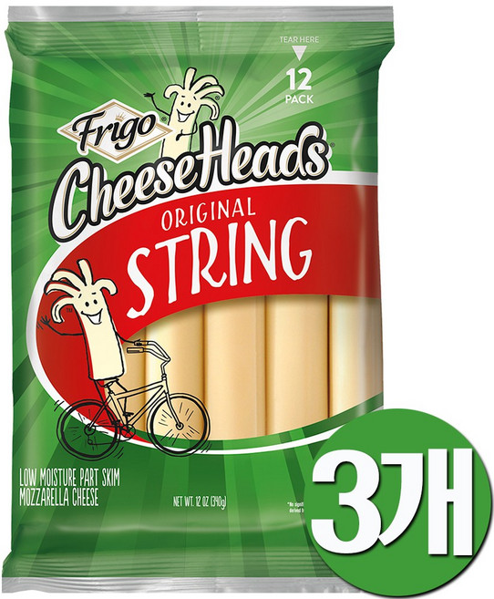 사푸토스트링치즈, 340g, 3개