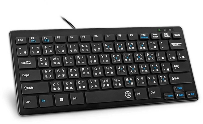 aibo 78鍵 適用於 Windows / MAC, 黑色, LY-ENKB06N, 巧克力鍵盤