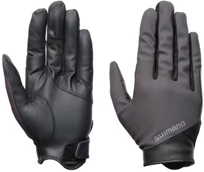 시마노 GL-071Y 베이직 웜 낚시 장갑 노컷, 1개, 차콜