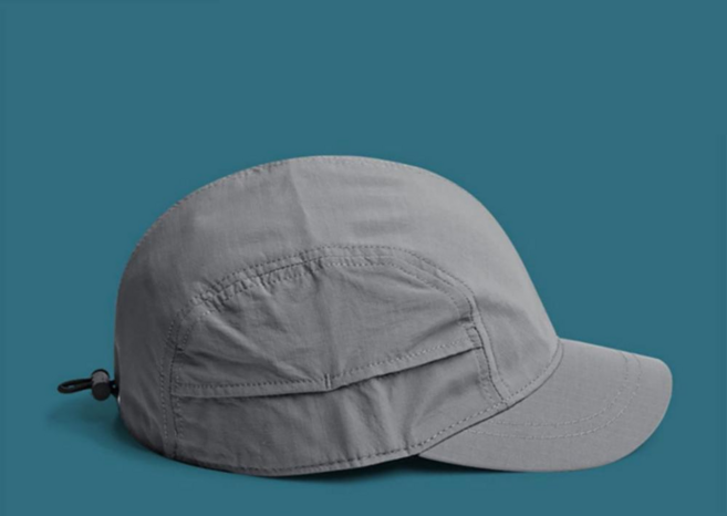 티보라 숏챙모자 챙짧은 모자 숏캡 대두 빅사이즈 러닝 조깅 여자 남자 볼캡, 다크그레이, 1개