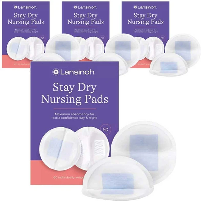 란시노 스테이 드라이 널싱 패드, 4개, 60개입 - 쿠팡