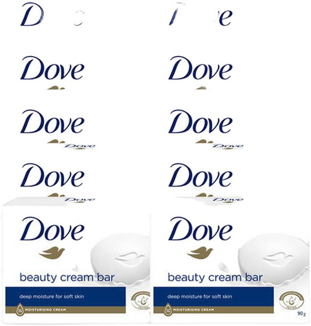 dove 도브 뷰티 크림 바 비건 비누 세안 세수 순한 클렌징 90gx10개, 10개입, 90g