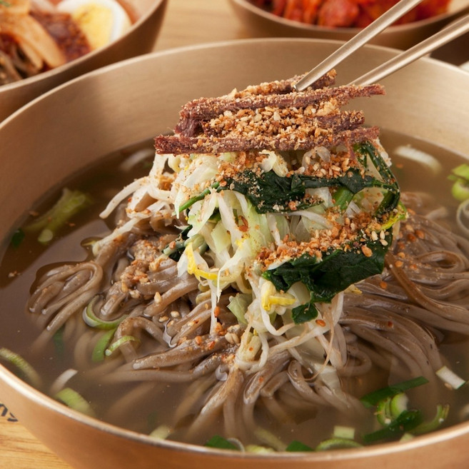 순메밀 물막국수 (10인분 세트) 막국수 메밀국수, 순메밀막국수+태백육수10봉