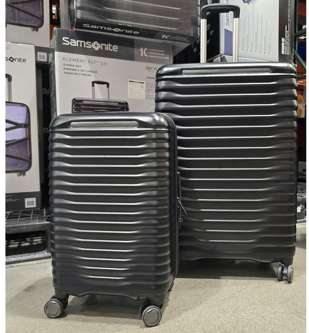 코스트코 쌤소나이트 엘레멘트 캐리어 2종세트 블랙/20인치+27인치/기내용+화물용
