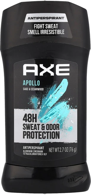 AXE 데오드란트 48시간 땀 및 냄새 방지 아폴로 76g AXE-26094, 1 - 쿠팡