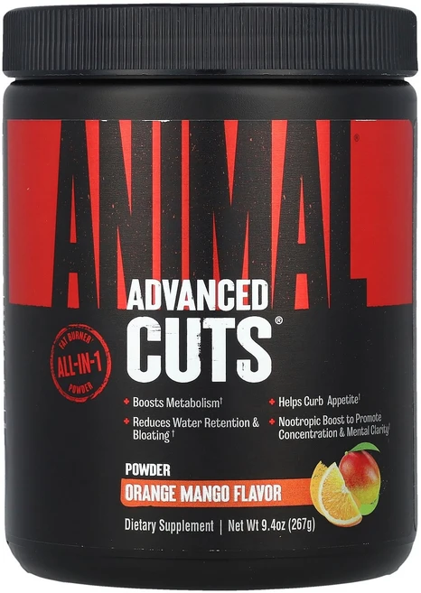 애니멀 Animal Advanced Cuts® Powder Orange Mango 9.4 oz 267 g, 267g, 1개 - 쿠팡