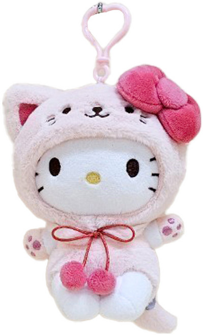 포치포치 산리오 인형 키링 고양이 가방고리 13cm 6종, 헬로키티, 1개