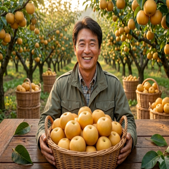 [산지픽] 아삭아삭나주특품배 나주신고배 25년신고배 꿀배나주배 명품배, 1개, 나주 배(신고) 특품 15kg (21-25과)