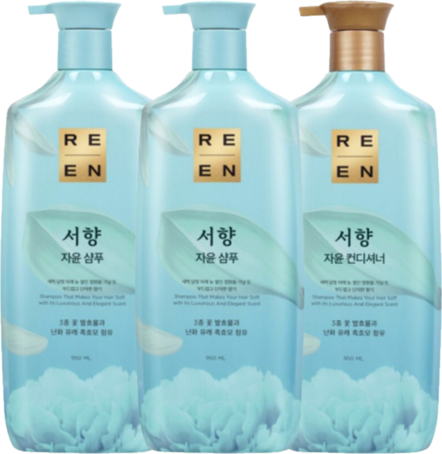 리엔 서향 샴푸 2개 + 컨디셔너 1개 950ml