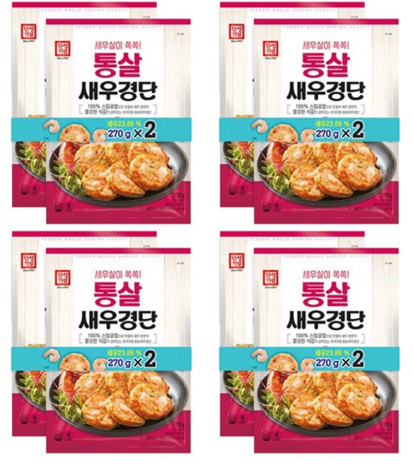 한성 통살 새우경단 540g (270g x 2) x 4개 / 동그랑땡