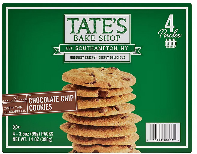 테이츠베이크샵 초콜릿 칩 쿠키 4개입, 396g, 1개
