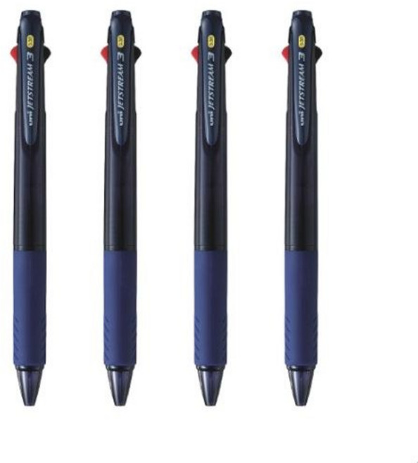 제트스트림 3색 볼펜 0.38mm, TN, 4개