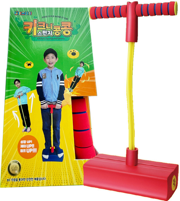 토이즈데이 키크니 스펀지 콩콩 /스카이 콩콩 점프 놀이, 1개
