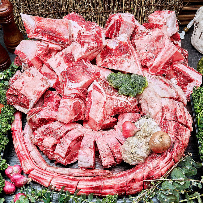 한우 소꼬리반골 세트 꼬리 한마리분 반골 보양식 소뼈 탕 찜 몸보신 11kg