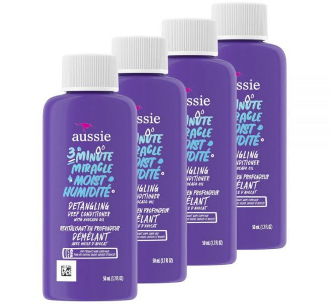 오지 3분 미라클 모이스트 보습 헤어 딥 컨디셔너 여행용 50ml 4팩
