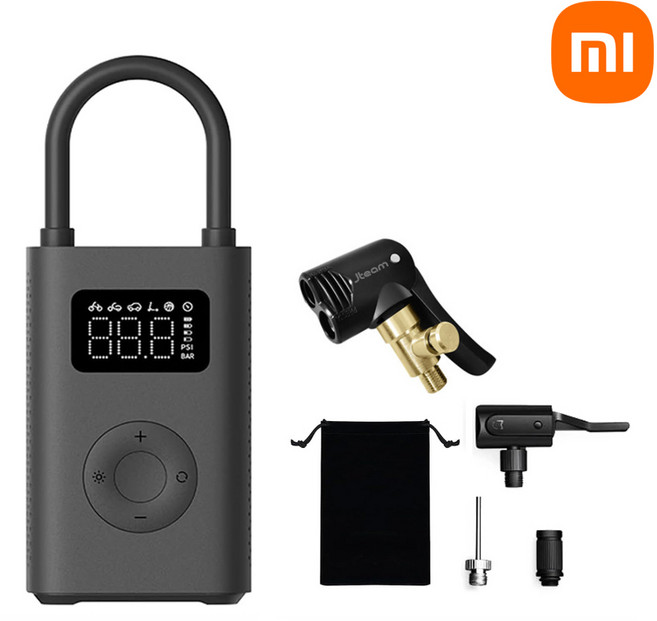 샤오미 무선 전동펌프 2+멀티밸브 에어펌프 휴대용 공기주입기 MJCQB06QW, 1개