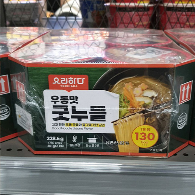 요리하다 굿누들 우동맛, 38g, 6개