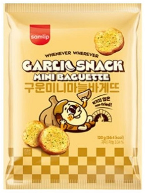 삼립 구운마늘맛바게트, 120g, 3개