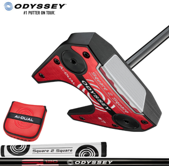 오딧세이 Ai 듀얼 S2S(스퀘어2스퀘어) 7번 제로토크 퍼터 캘러웨이코리아정품 2026년, OS 그립 34인치 [86.36cm]