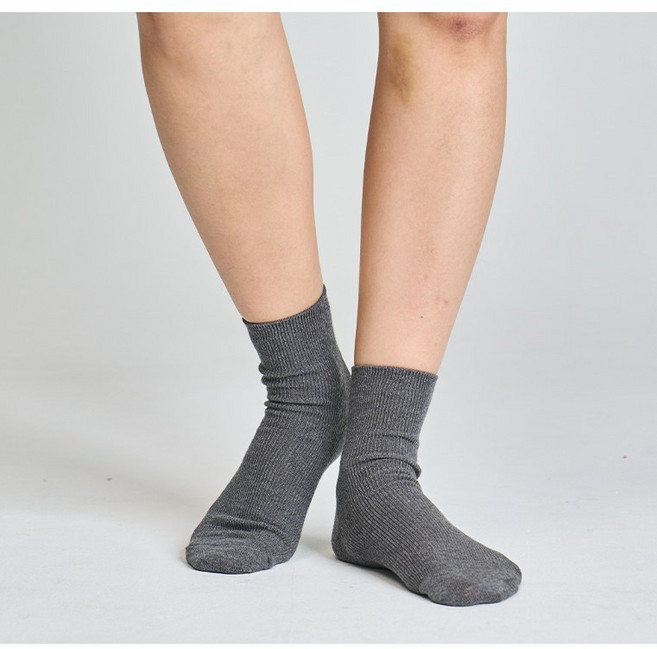 슈라네 여성용 마카롱 니트리브 미니양말 2켈레