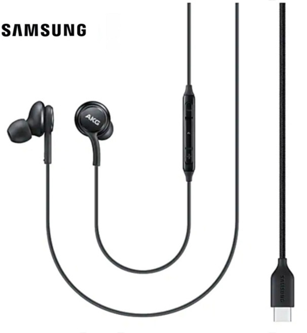 삼성 갤럭시 AKG C타입 이어폰 S20 유선 커널형 인이어 호환 번들 + 수퍼마케트 파우치 증정, 화이트벌크+파우치
