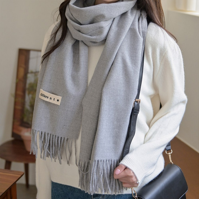 모던 클래식 무지 머플러 남녀공용 커플템 목도리 10color no.185