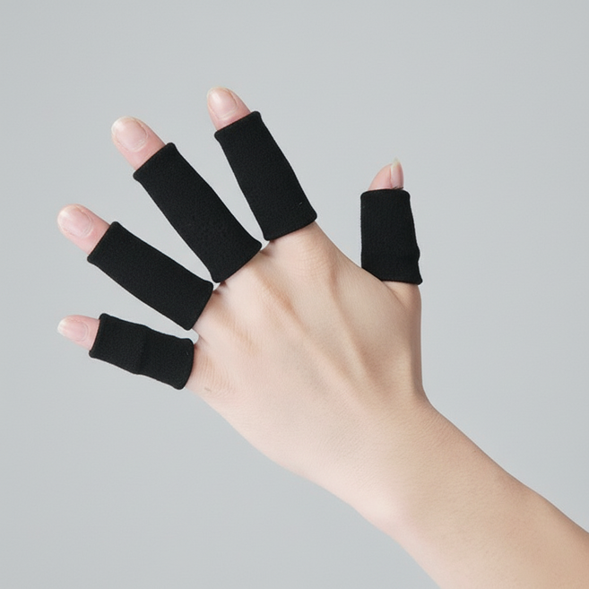 손가락 마디 고정 엄지 중지 새끼 약지 압박 지지대, 손가락깁스골무