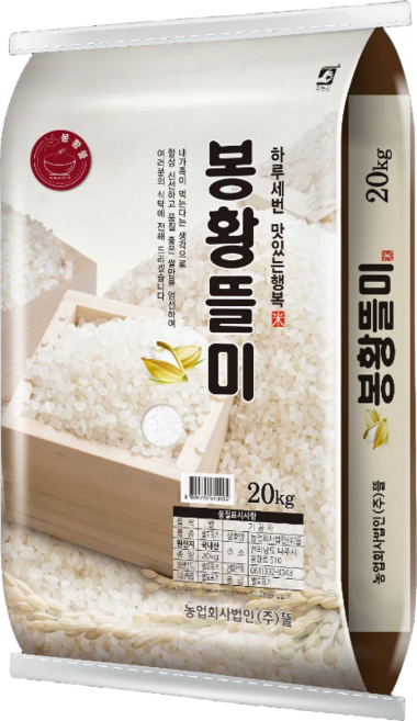 봉황뜰 백미 2025년산, 20kg, 1개, 상등급
