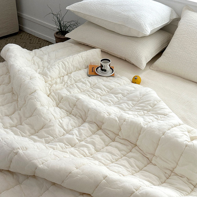 오가닉 순면 알러지케어 피그먼트 양면 간절기 환절기 차렵이불