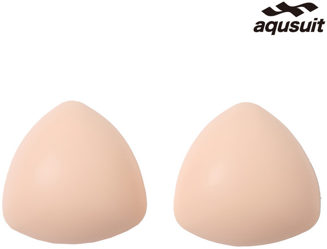 국내생산 아퀴스트 실리콘 100% 수영복 이너 하드 브라캡 패드 1세트