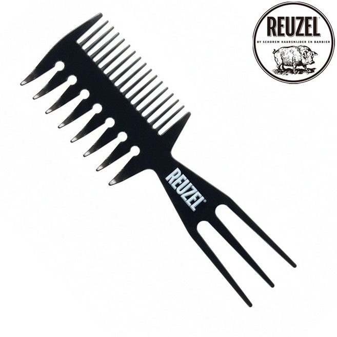 리우젤 멀티 포마드 빗, 1개, 블랙