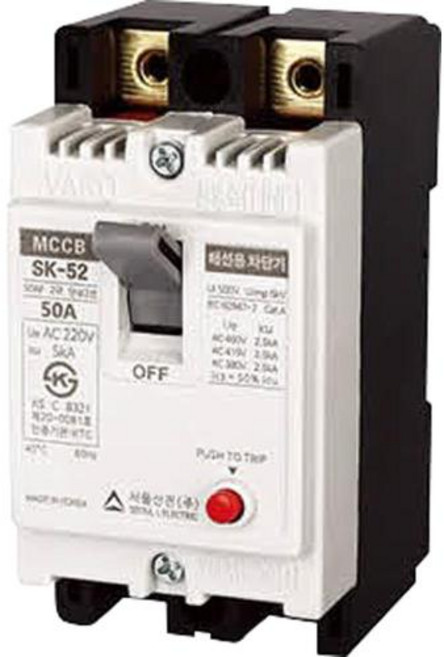 서울산전 배선차단기 SK-52 (50A)5KA, 1개