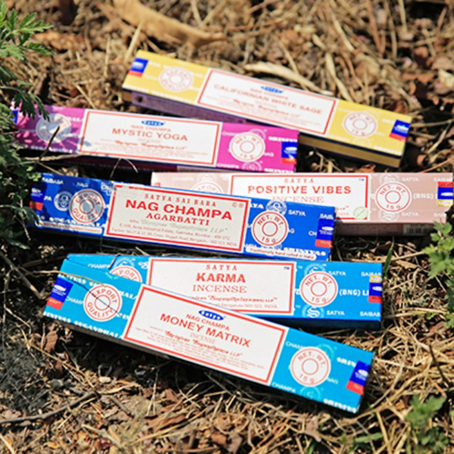 [4+1] 사티야 인센스스틱 15g 33가지, 패츌리