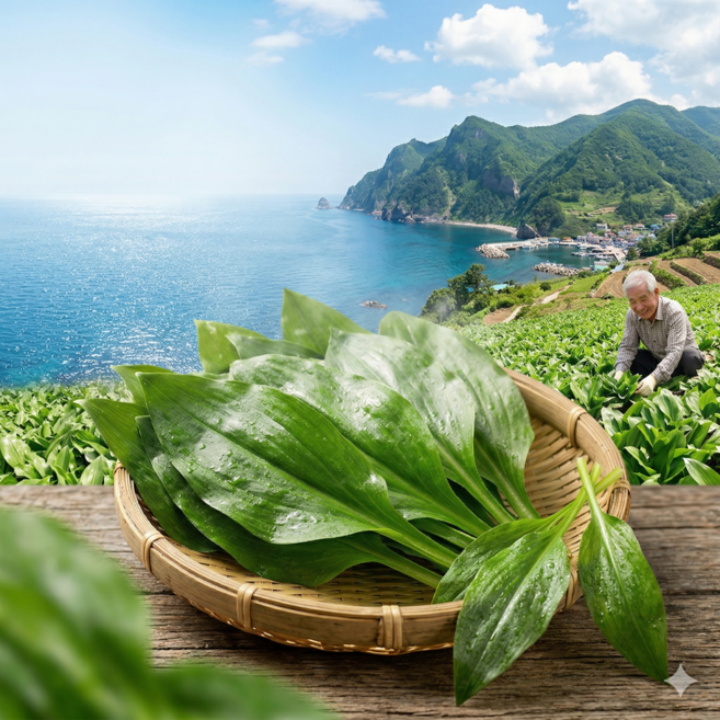 [당일수확/울릉도직송] 2026 햇 산마늘 단맛 향기좋은 생 명이나물, 1박스, 2kg